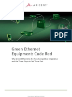 Green Ethernet Code Red ARICENT