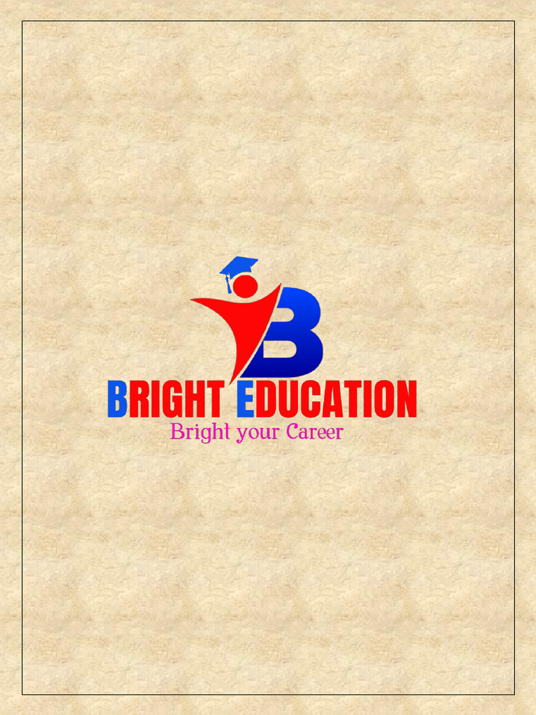 Bright Education ? ? PDF