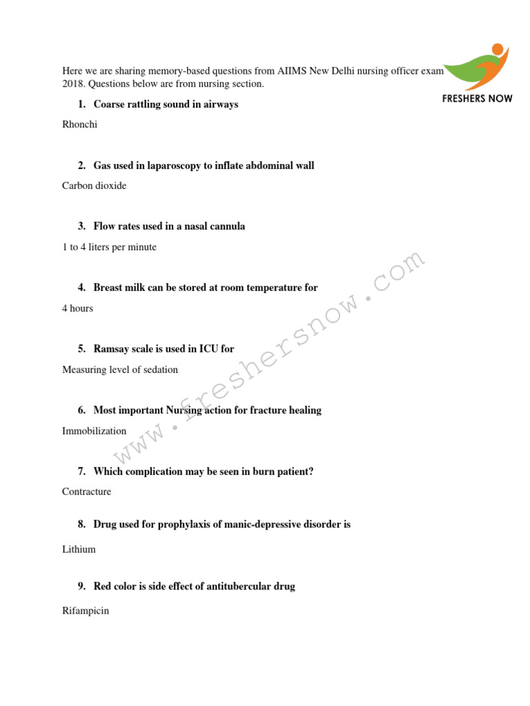 AIIMS NORCET QUESTION PAPER PDF intelligence overview