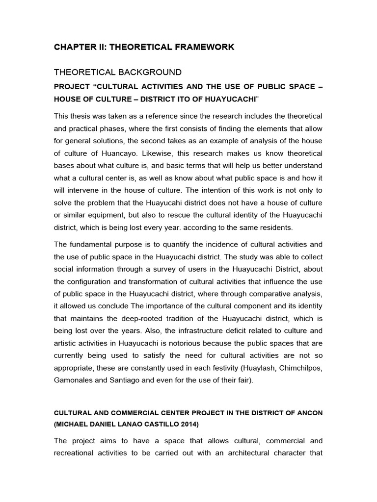 Cultural Activities and Public Space Use | PDF | Cultural Heritage | Space