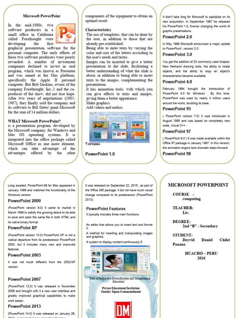 Triptych - Microsoft PowerPoint | PDF | Microsoft Power Point ...