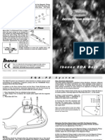 Ibanez EDA Bass: Instruction Manual
