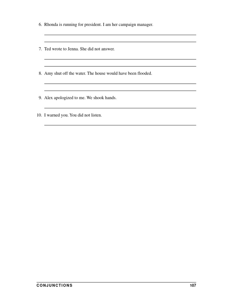 Understanding Interjections and Conjunctions | PDF | Syntax | Semantic ...