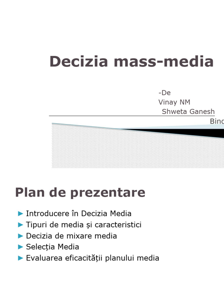 Decizia Media de Publicitate | PDF