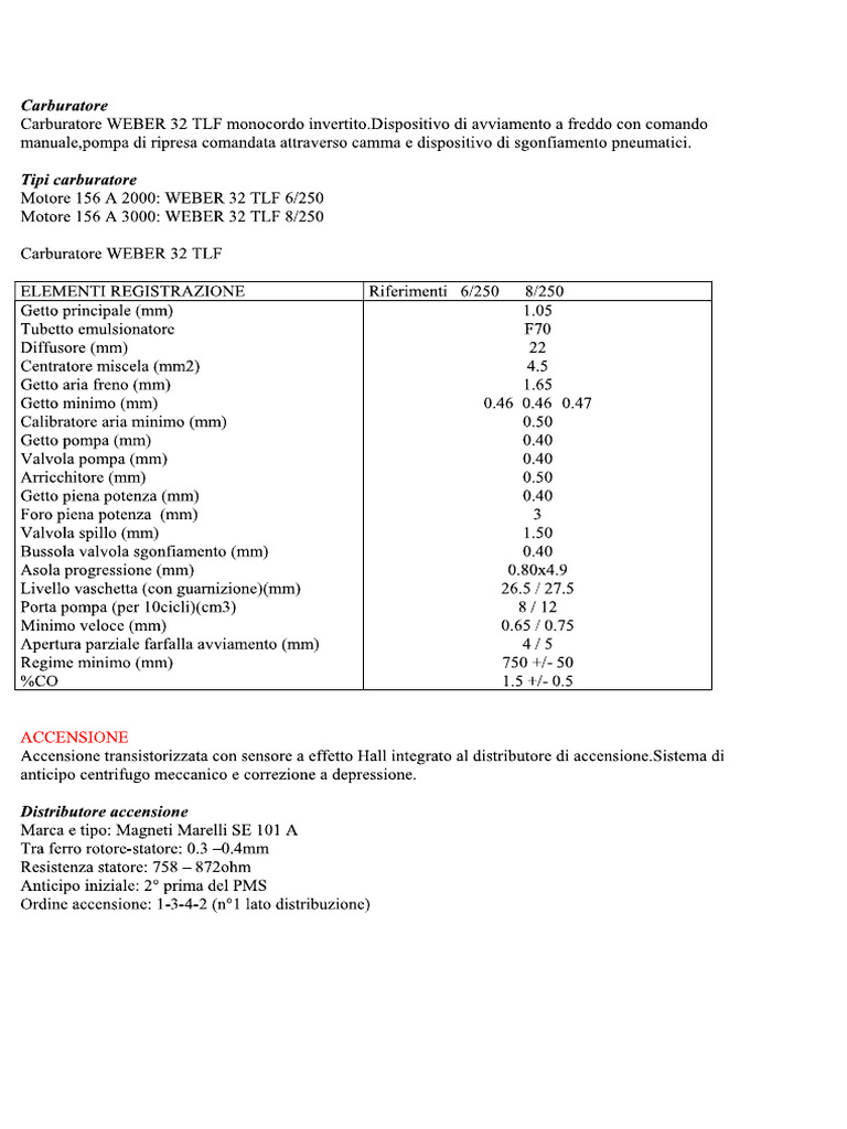 Weber 32tlf | PDF