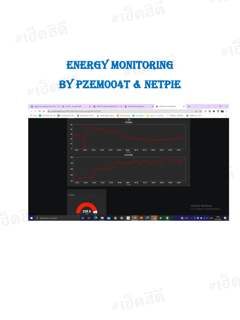 PZEM004T On NetPie | PDF