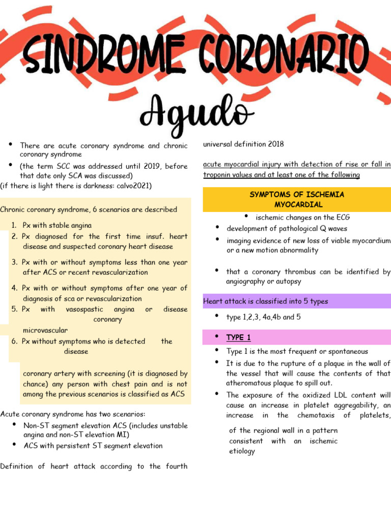 Acute Coronary Syndrome | PDF | Myocardial Infarction | Heart