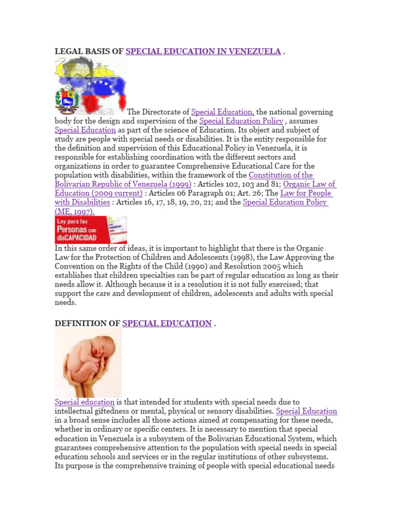 Legal Bases Of Special Education Pdf Special Education Dyslexia