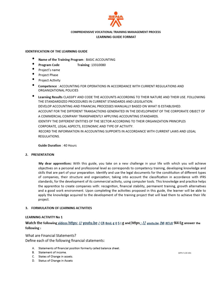 Basic Accounting Operations Application Guide | PDF | Accounting ...