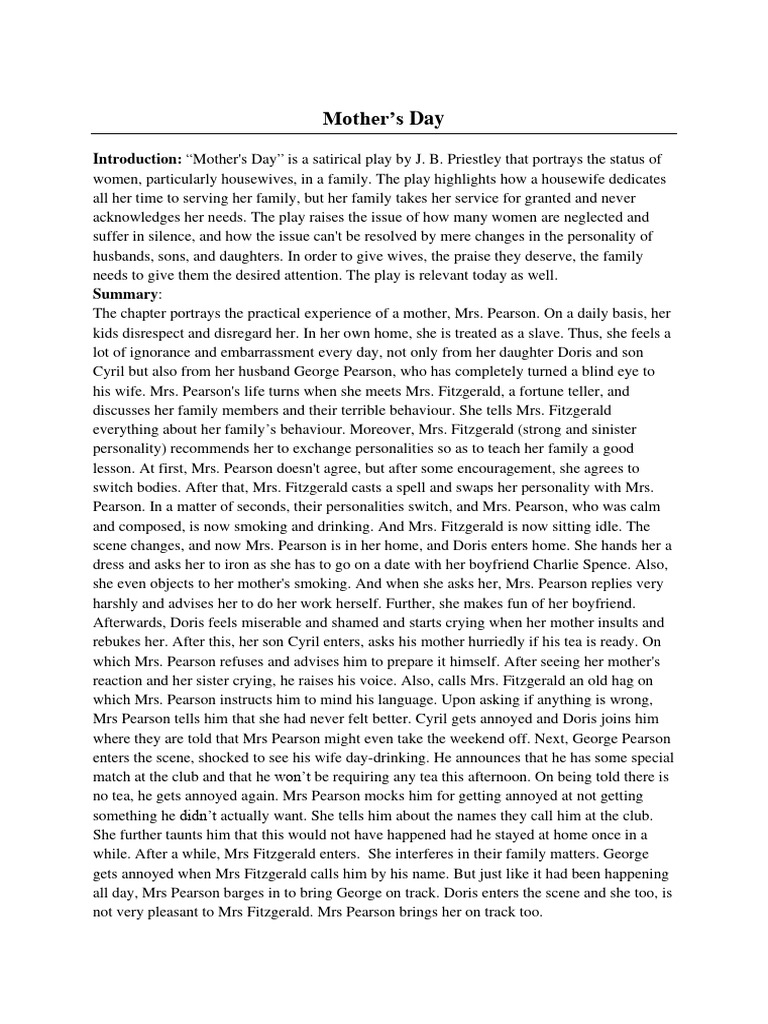Mother s day pdf
