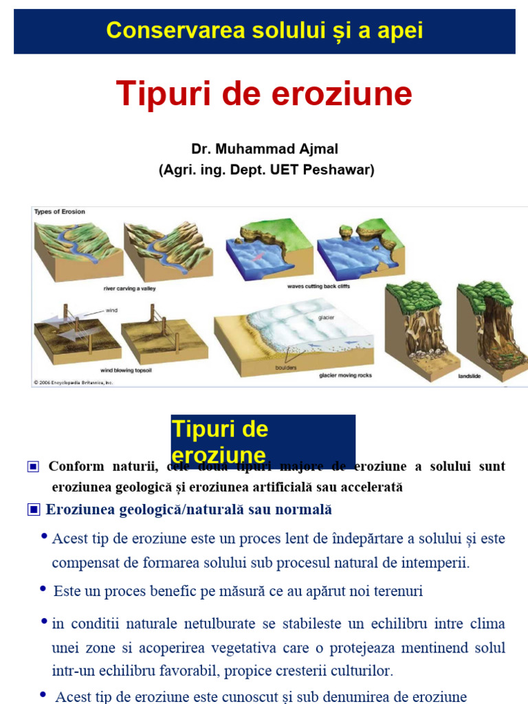 Înțelegerea Diferitelor Tipuri de Eroziune A Solului Prin Examinarea ...