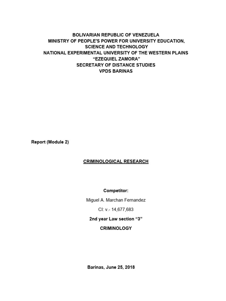 Methods In Criminological Research Pdf Methodology Science