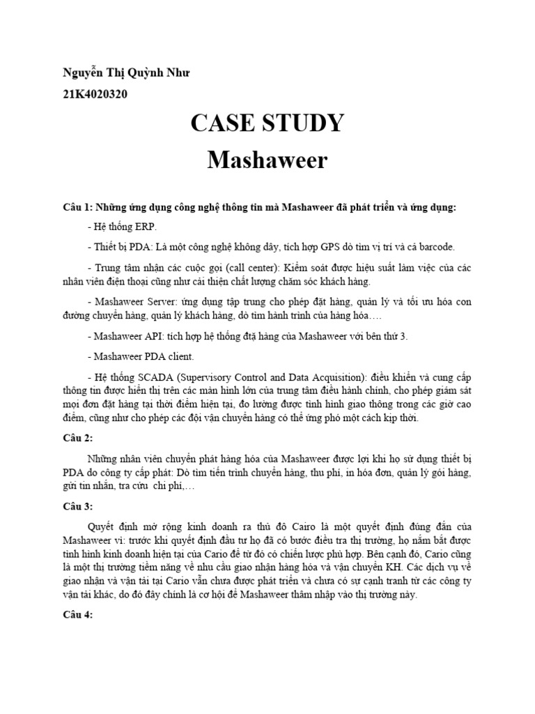Bài Case Study 3 Pdf