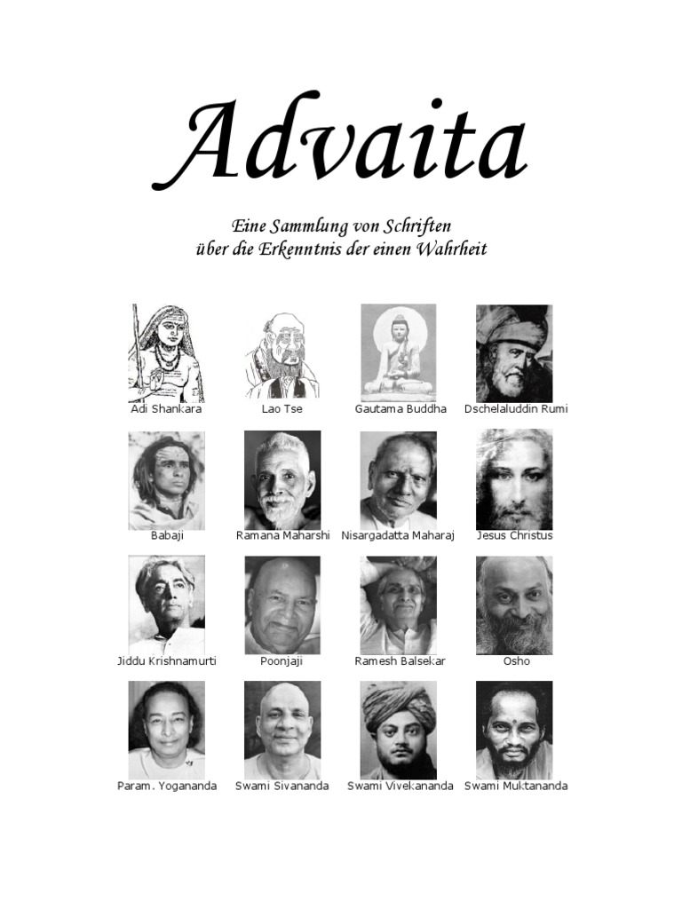 Advaita Eine Sammlung von Schriften über Erkenntnis der einen Wahrheit