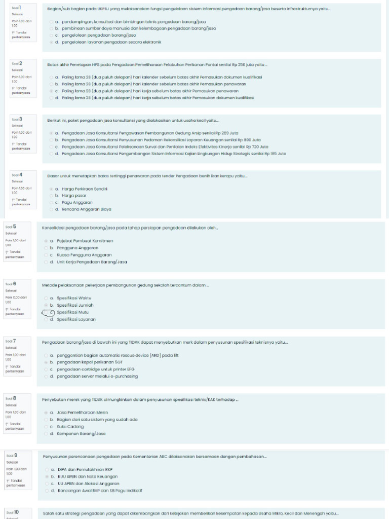 Hasil Test Modul 3 Pbj Level 1 Pdf