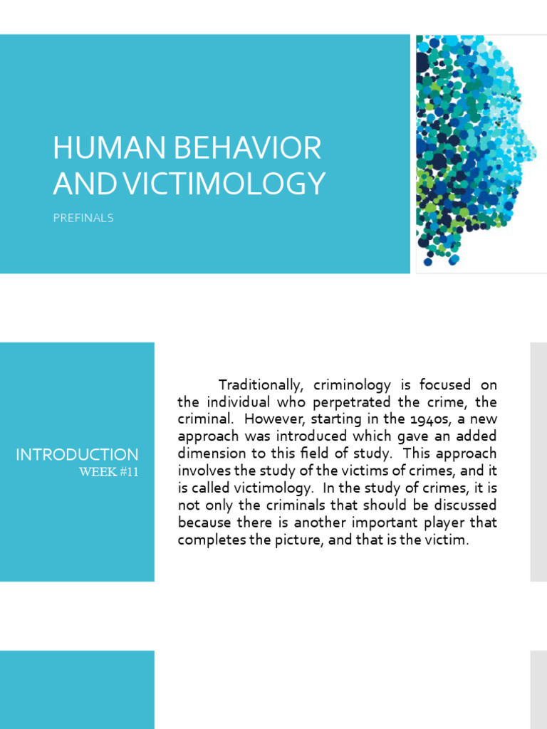 Understanding Victimology in Criminology | PDF | Victimology | Crimes