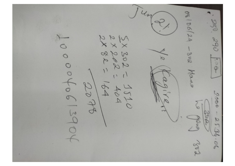 Math Note 23 | PDF