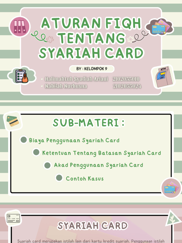 Aturan Fiqh Syariah Card di Indonesia | PDF | Pengelolaan Keuangan & Uang