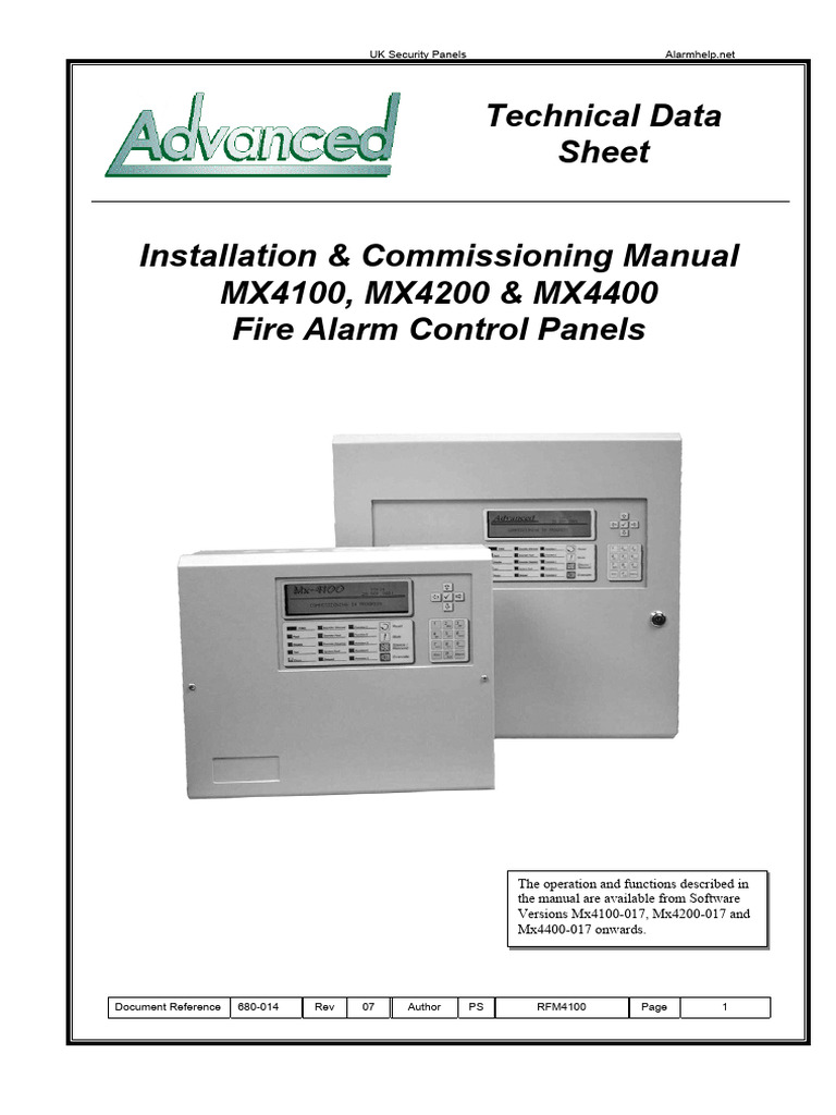 MX4000 Installation Commission | PDF | Electrical Wiring | Electrical ...