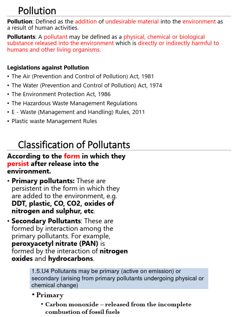 Understanding Pollution Types and Effects | PDF | Eutrophication ...