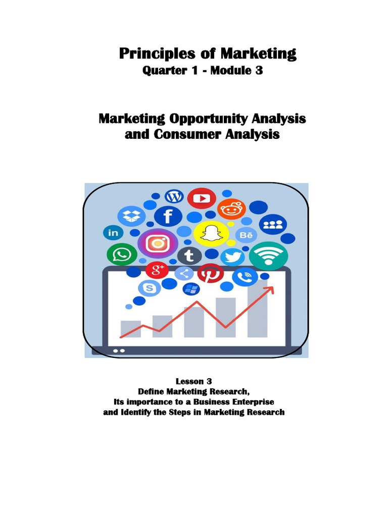 Module 3 lesson 2 week 6 market research pdf marketing