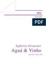 Egberto Gismonti Agua e Vinho Violao Cello e Oboe