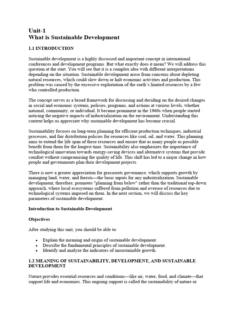 Notes MED2 | PDF | Sustainability | Sustainable Development