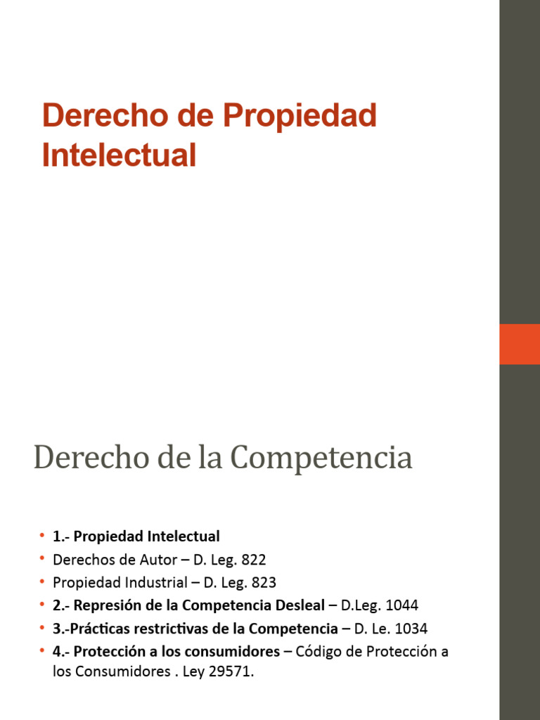Derecho de La Propiedad Intelectual | PDF | Marca | Patentar