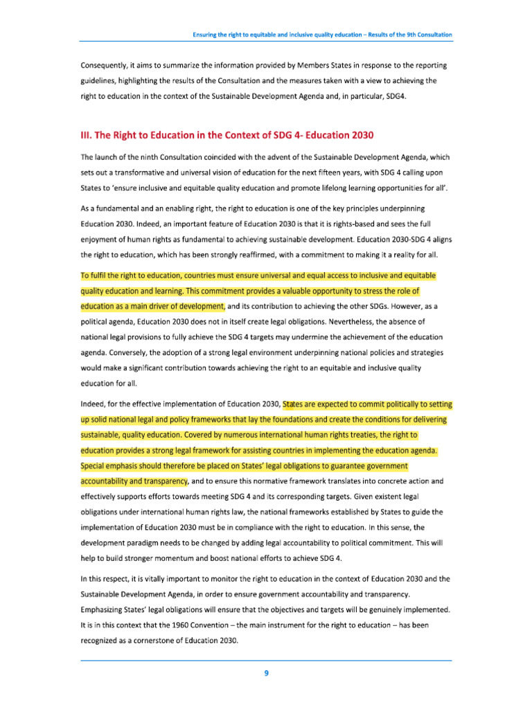 Right To Education | PDF