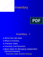 Inventory Management - EOQ Model and ABC Analysis