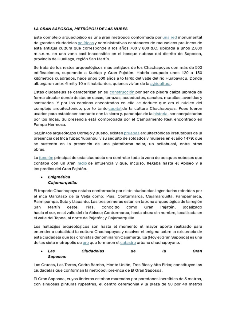 La Gran Saposoa PDF