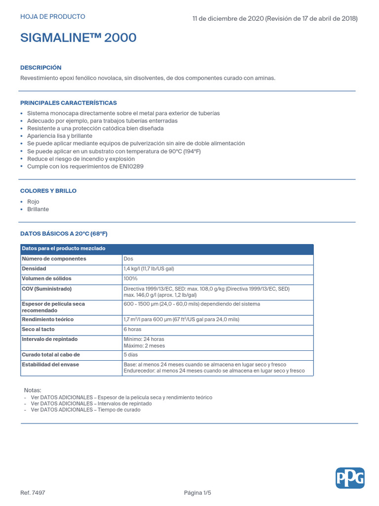 Sigmaline 2000 | PDF