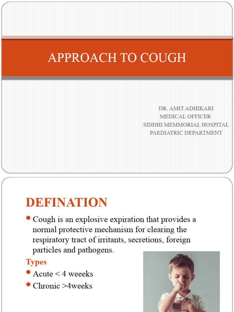 Approach To Cough 11 Pdf Cough Asthma