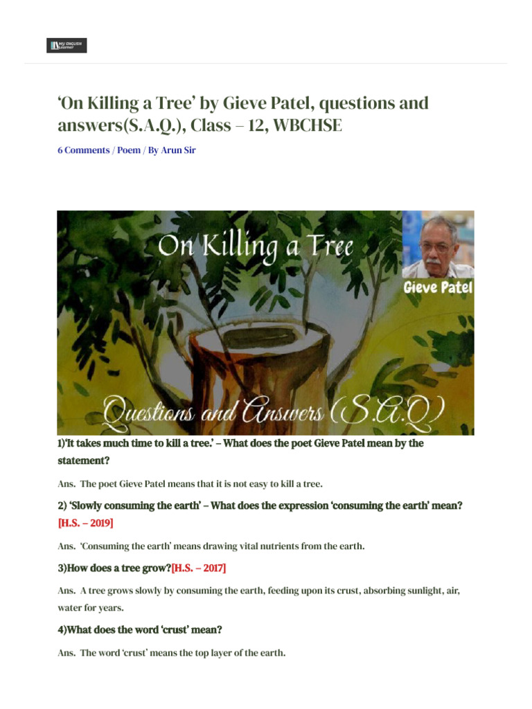 on-killing-a-tree-pdf-trees-poetry