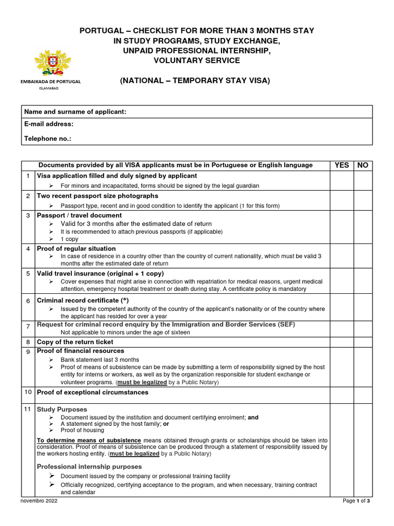 Checklist PT National Residency Study Research Internship 102019 en ...