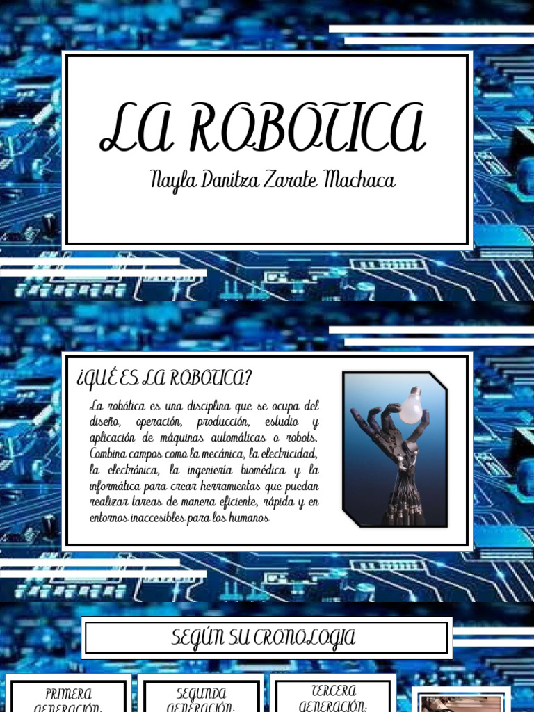 Tipos y Evolución de la Robótica | PDF | Robot | Robótica