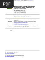 Download Rehabilitation of Shoulder Impingement Syndrome and Rotator Cuff Injuries - An Evidence Based Review - T Ellenbecker by farrelly14 SN74678708 doc pdf