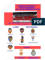 I Torneo Navidad Atco - Saguntino