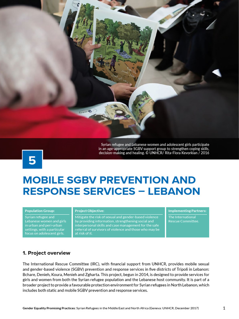 Mobile SGBV Services for Women in Lebanon | PDF | Refugee | Mentorship