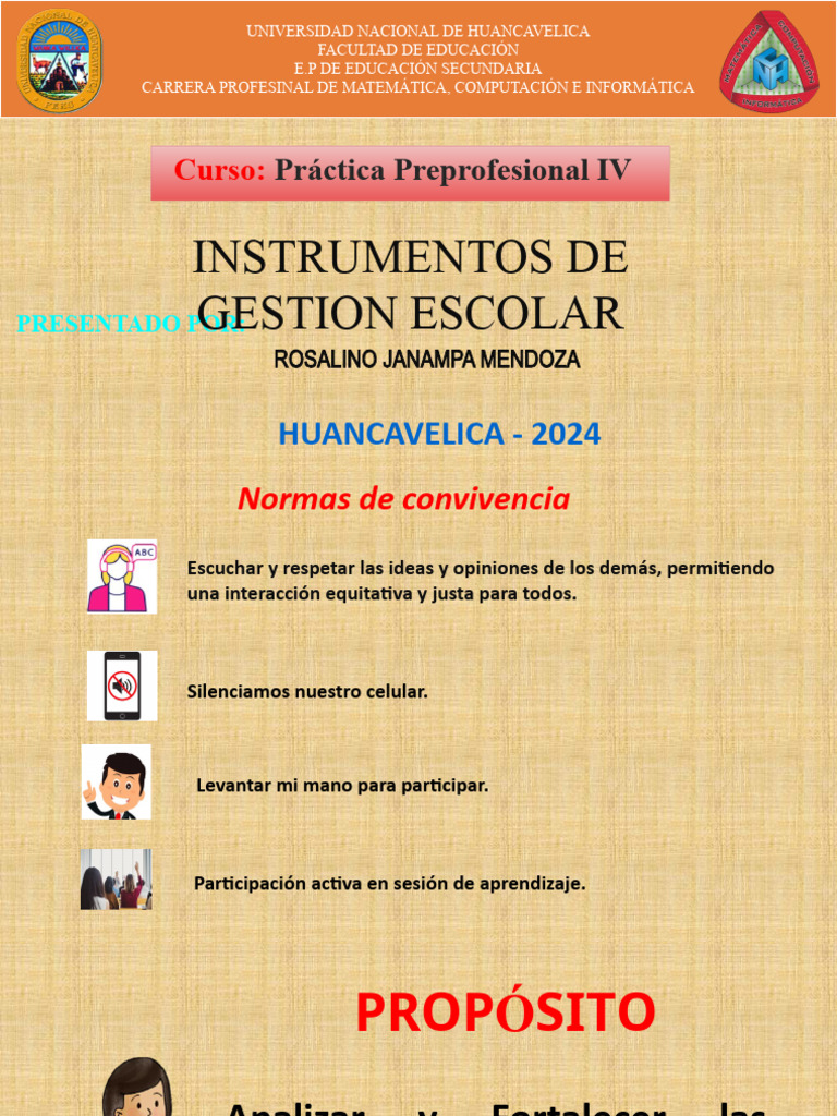 Instrumento de Gestion Escolar 2024 | PDF | Plan de estudios