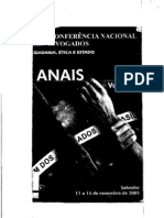 Palestra Alexandre Atheniense xvii conferencia nacional da OAB em salvador 2002