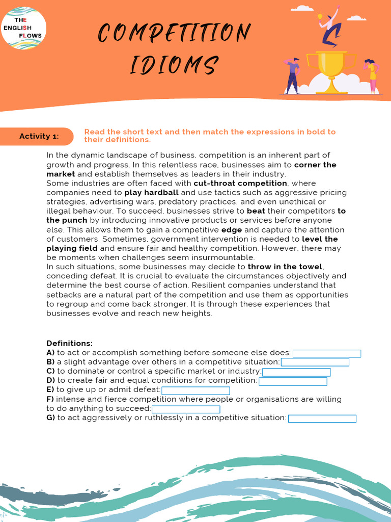 Understanding Business Competition Terms | PDF | Competition | Economies