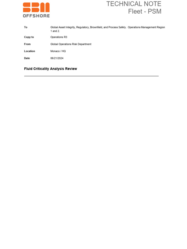 Fluid Criticality Analysis Overview | PDF | Process Engineering ...