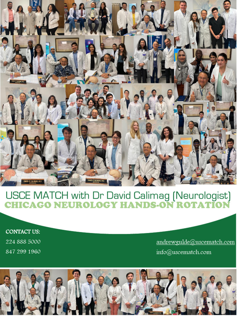 USCE Match - Neurology - DR Calimag | PDF | Neurology | Residency ...
