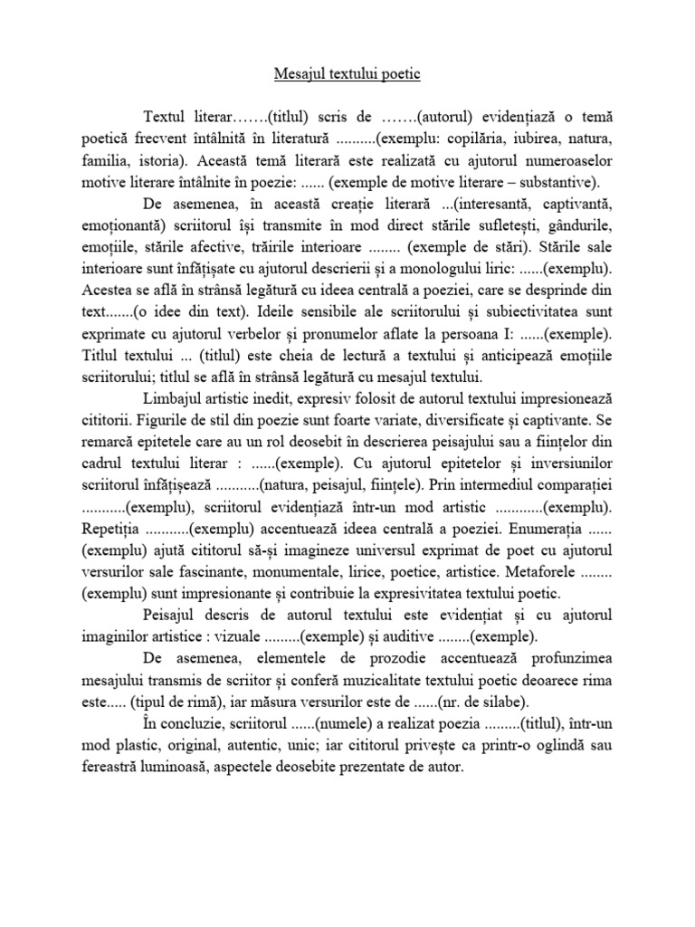 Compuneri Model - Diverse EN | PDF