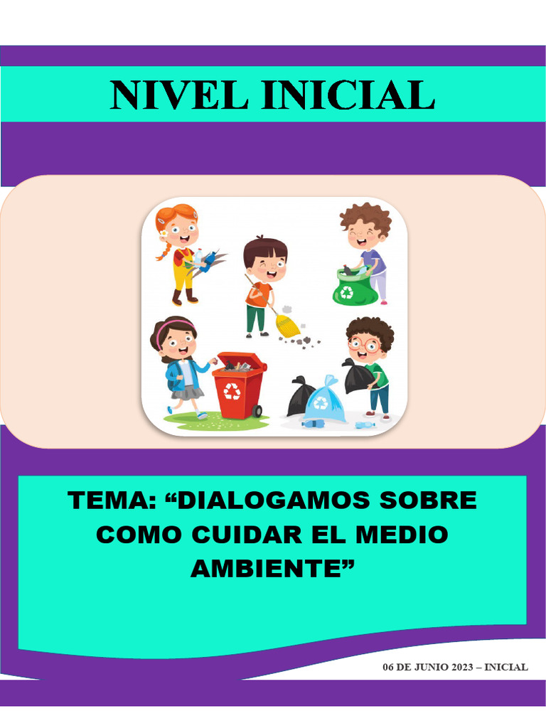 Cuidado del Medio Ambiente en Niños | PDF | Residuos | Evaluación