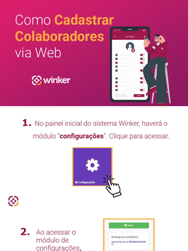 Cadastro de Colaboradores no Winker | PDF | Tecnologia e Engenharia