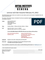 Dan Inosanto Seminar Registration Form 2012