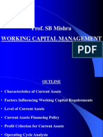 Prof. SB Mishra Working Capital Management