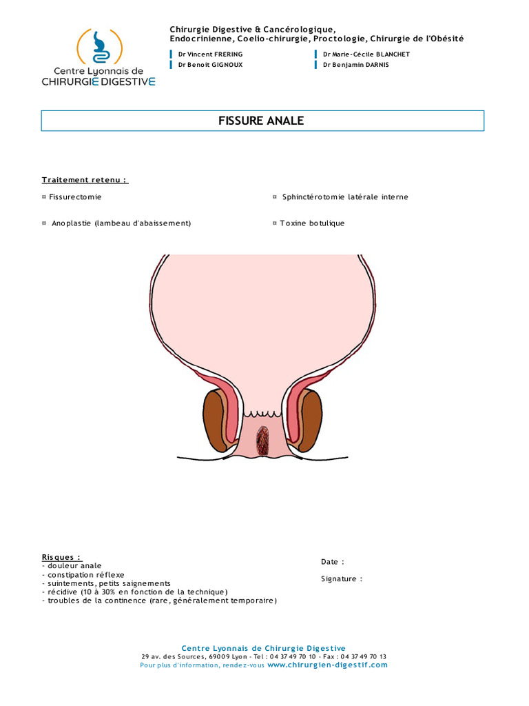 Fiche FissureAnale PDF — free download